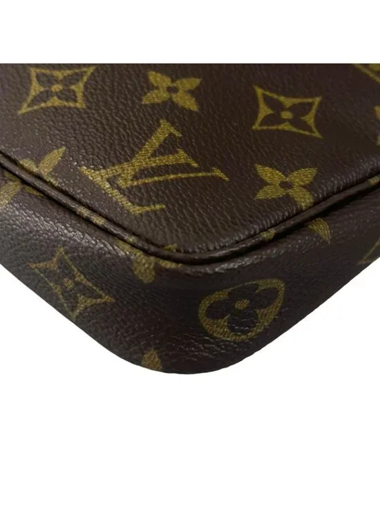 Louis Vuitton Pochette Handbag Brown Pouch - Picture 9 of 16